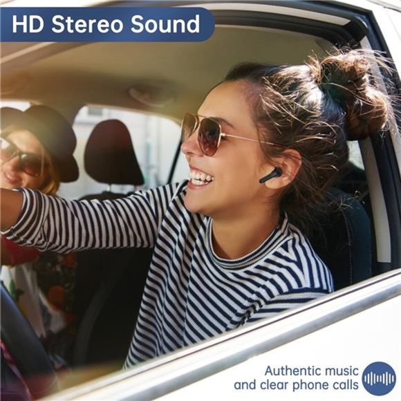 Wireless Earbuds, Bluetooth 5.1 Headphone 30Hrs Playtime - Picture 6 of 8